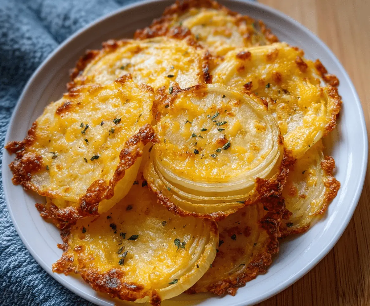 Easy Cheesy Onion Crisp Recipe