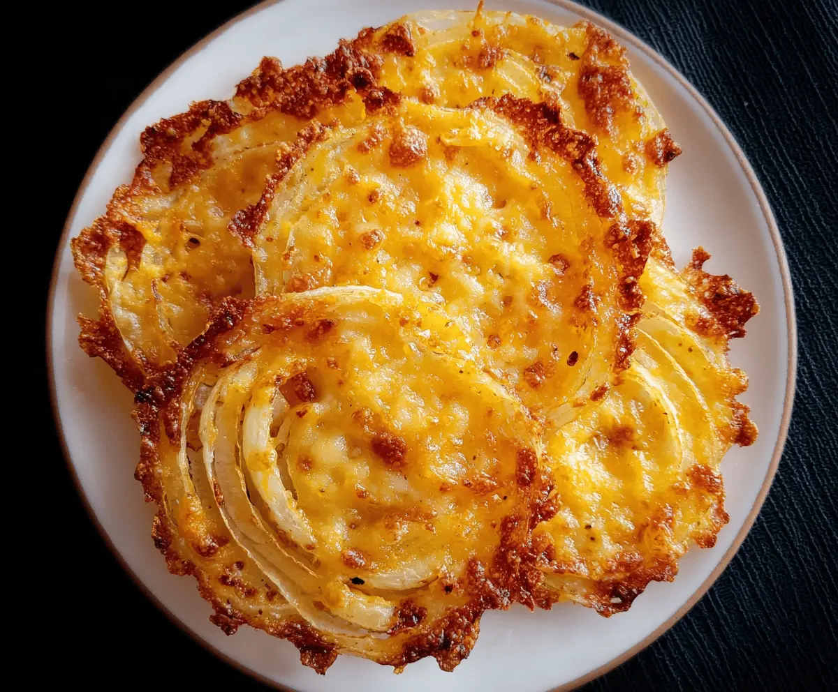 Easy Cheesy Onion Crisp Recipe