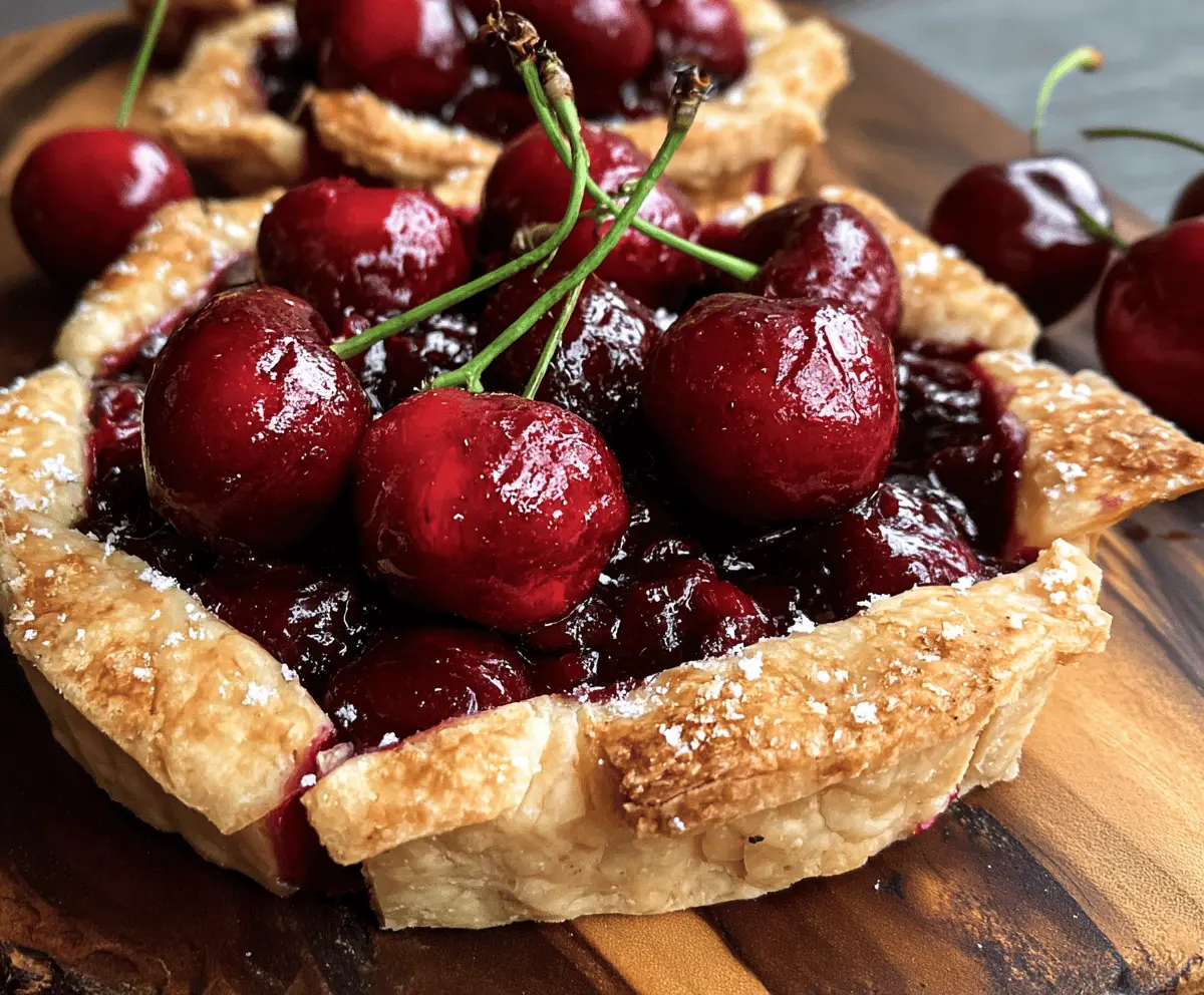 Easy Rustic Cherry Tarts Recipe