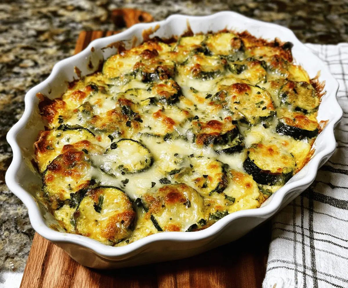 Easy Low-Carb Zucchini Bake – Gluten-Free