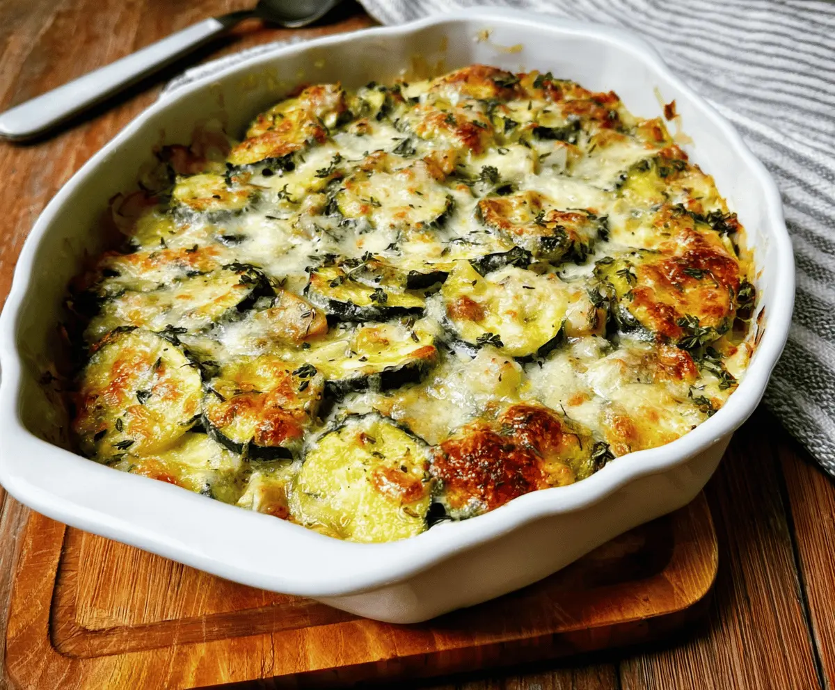 Easy Low-Carb Zucchini Bake – Gluten-Free