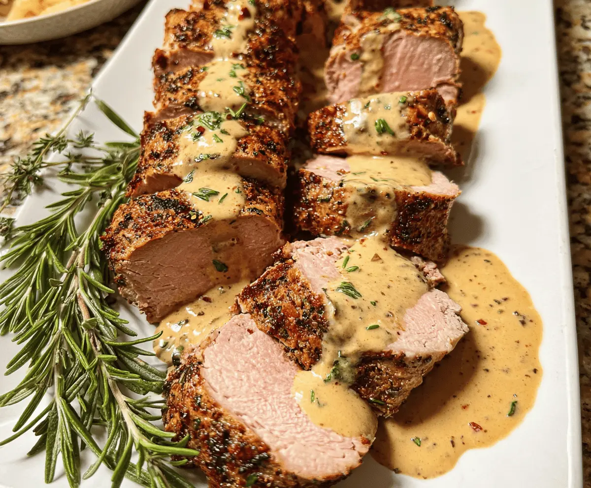 Easy Pork Tenderloin With Creamy Dijon Sauce