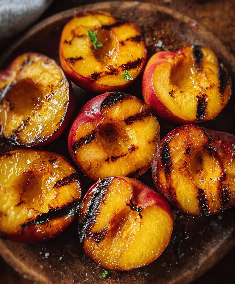 Easy Brown Sugar Grilled Peaches Recipe