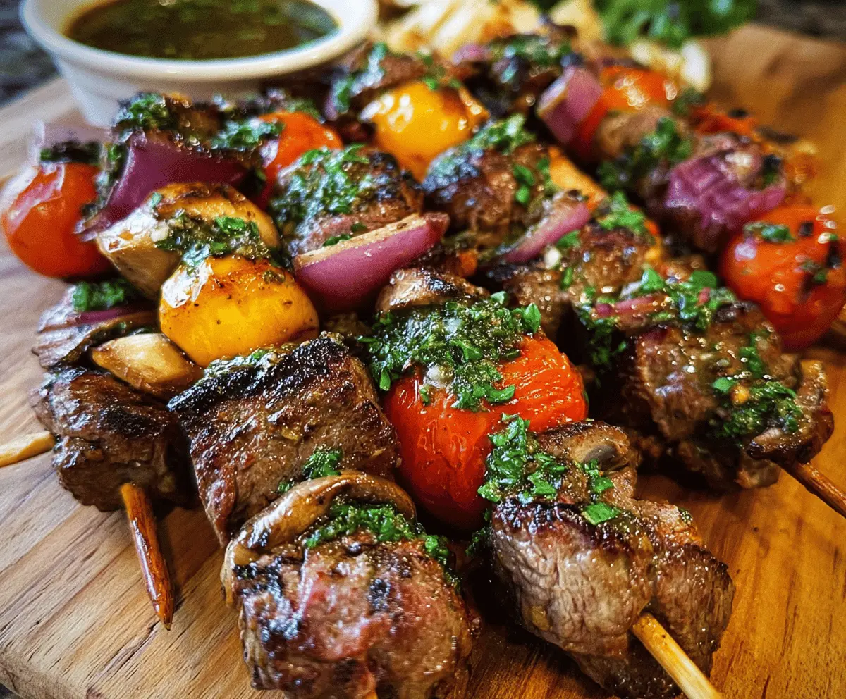 Easy & Delicious Steak Kabobs Recipe