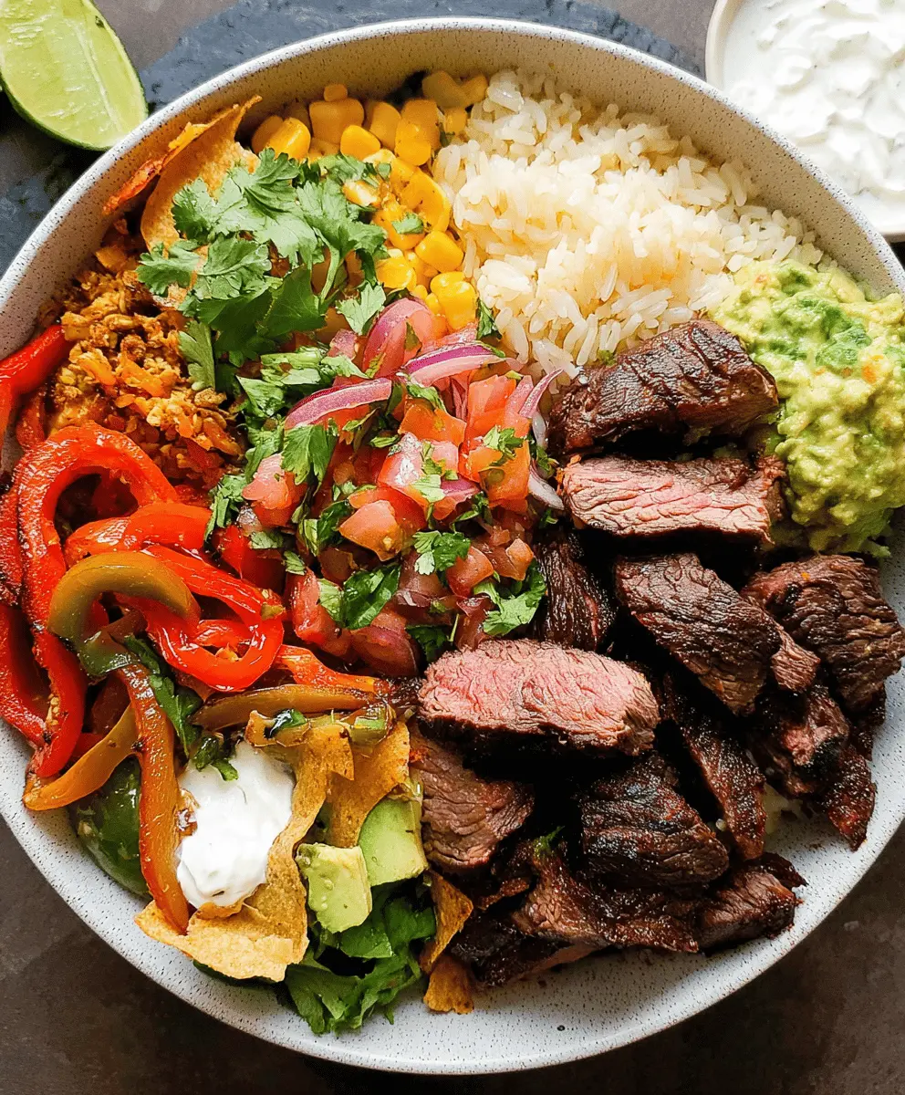 Easy Steak Fajita Bowl Recipe For Quick Dinners