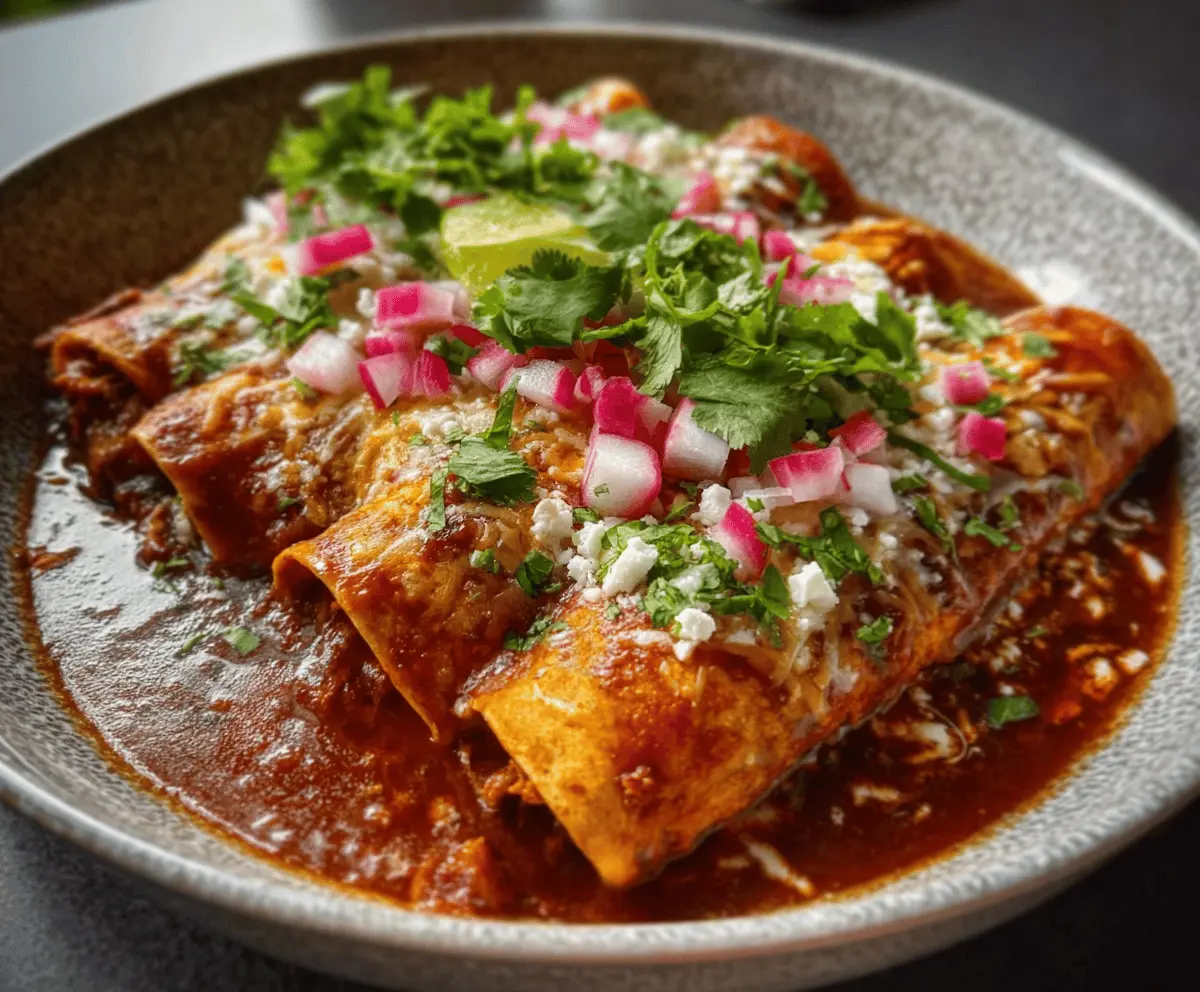 Easy Cheesy Birria Enchiladas Recipe