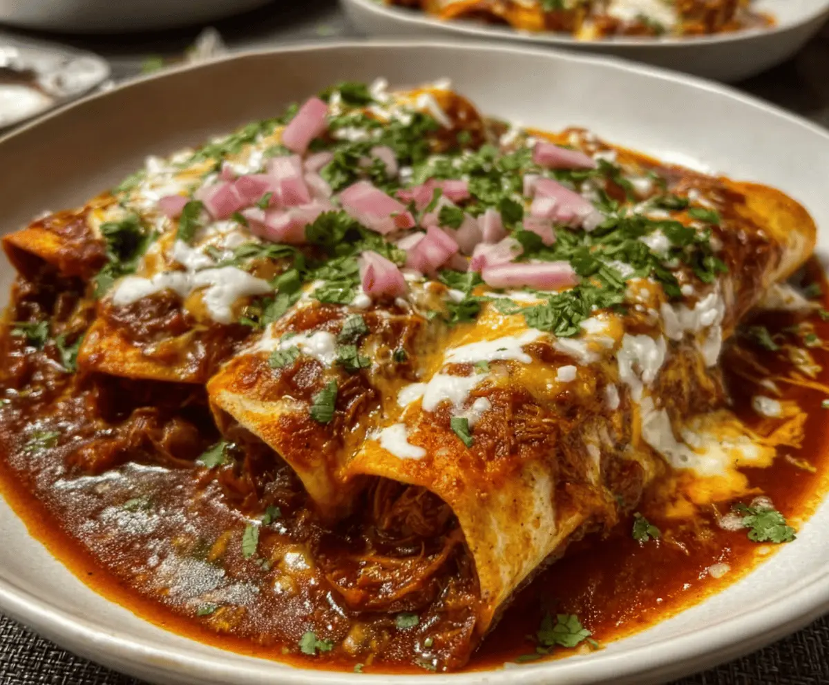 Easy Cheesy Birria Enchiladas Recipe