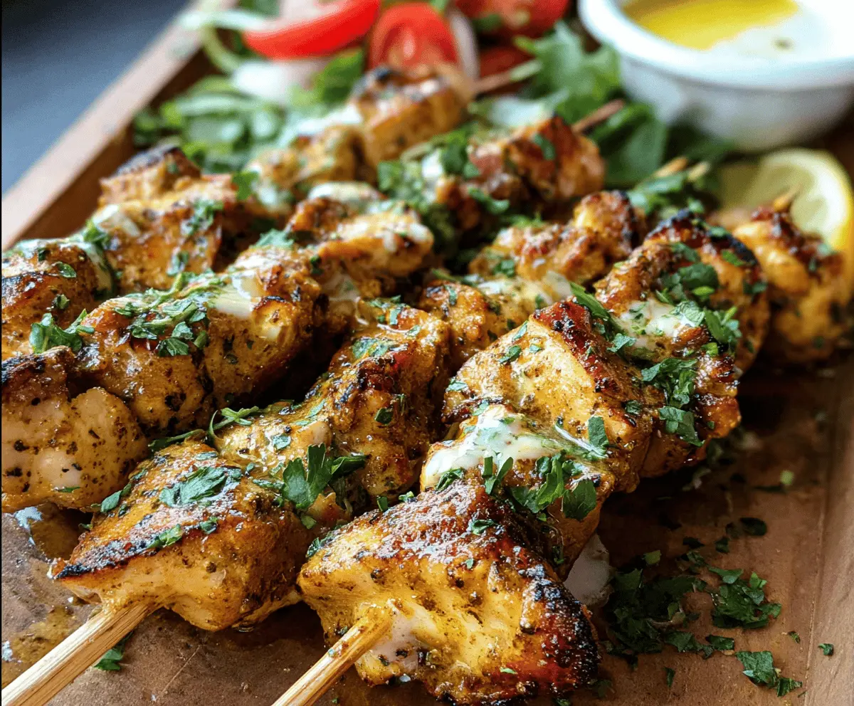 Easy Cowboy Butter Chicken Skewers Recipe