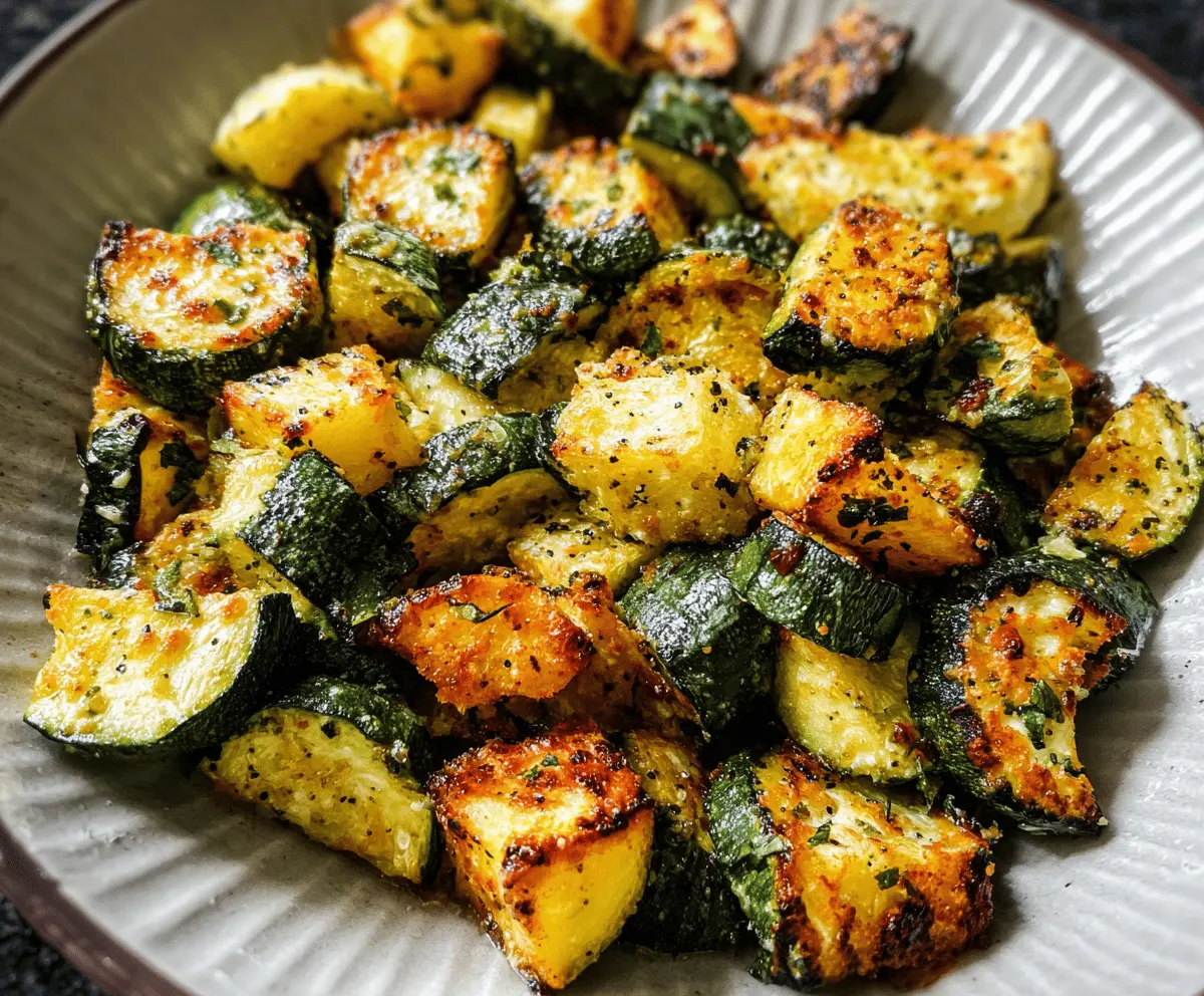 Easy Air Fryer Zucchini and Squash Recipe