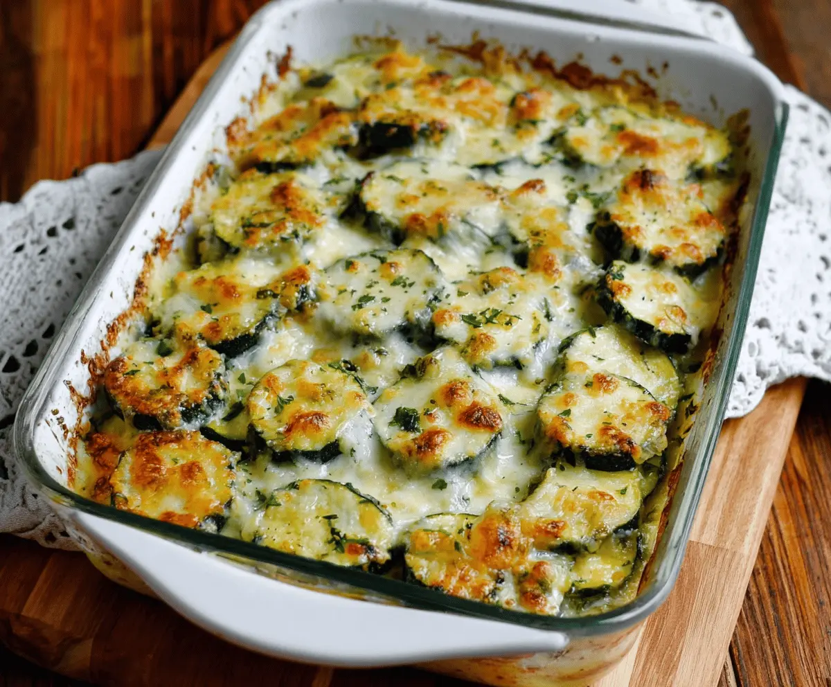 Easy Cheesy Zucchini Bake Recipe