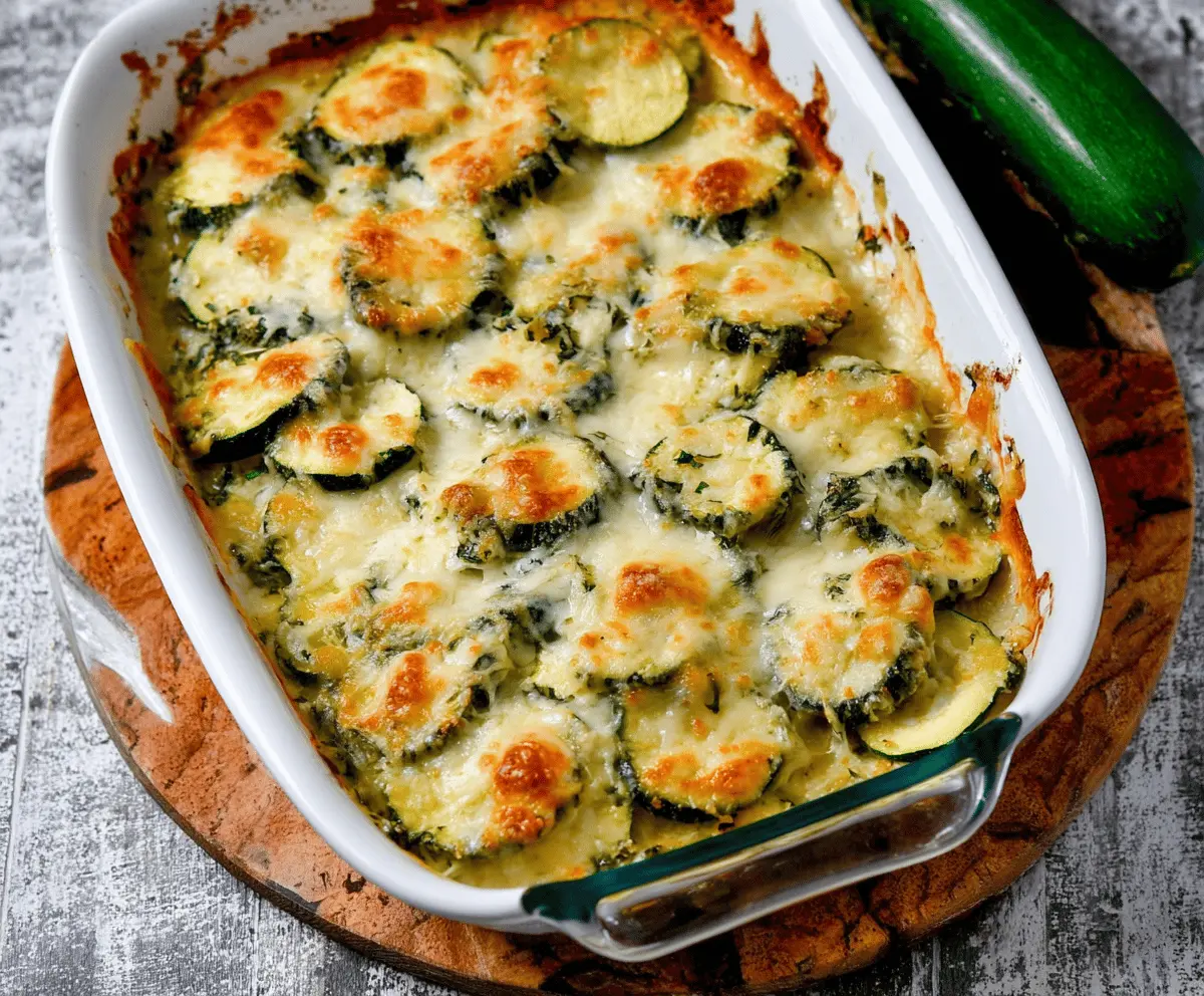 Easy Cheesy Zucchini Bake Recipe