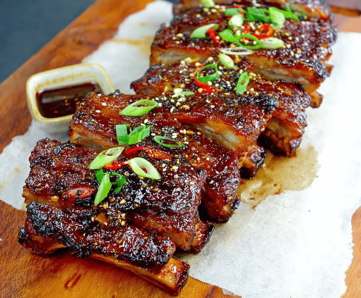 Easy Asian Pork Ribs Baked in the Oven