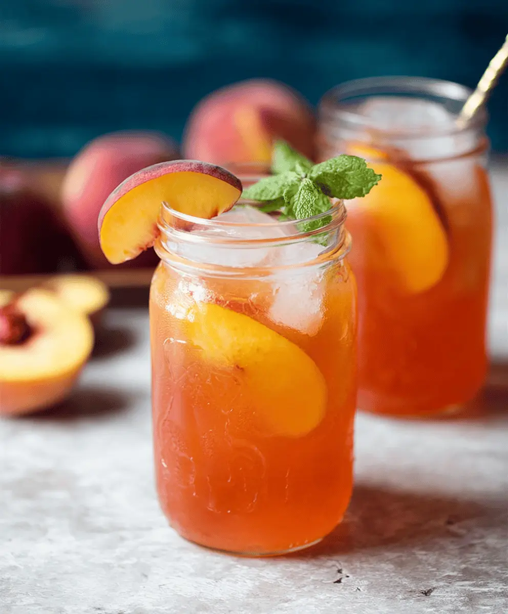 Easy Homemade Peach Tea Recipe