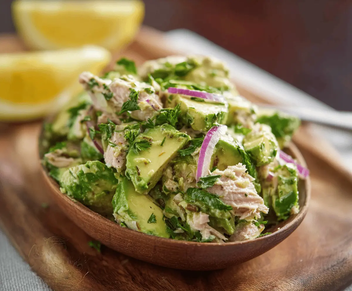 Easy Healthy Avocado Tuna Salad Recipe