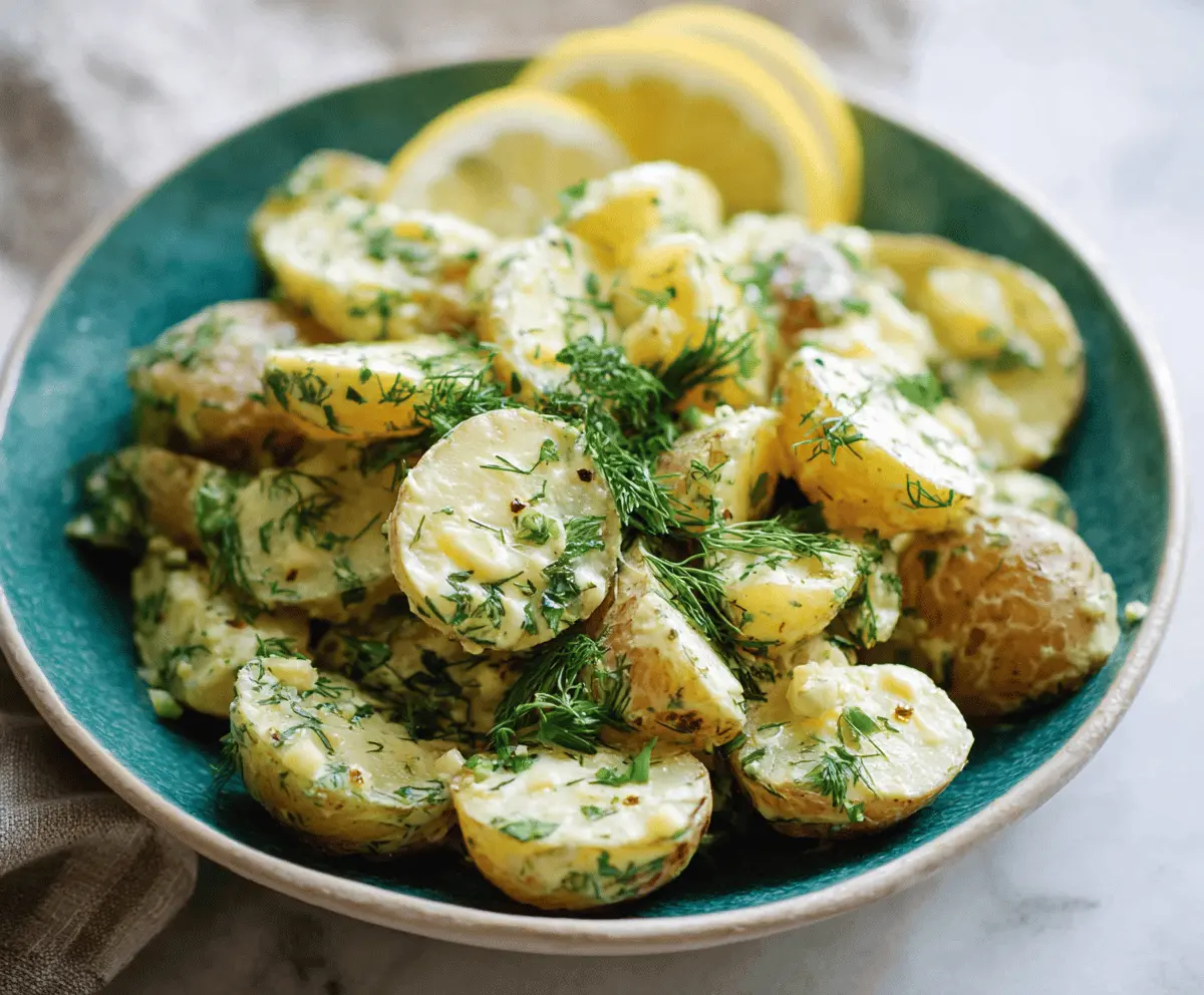 Easy Lemon Dill Potato Salad Recipe