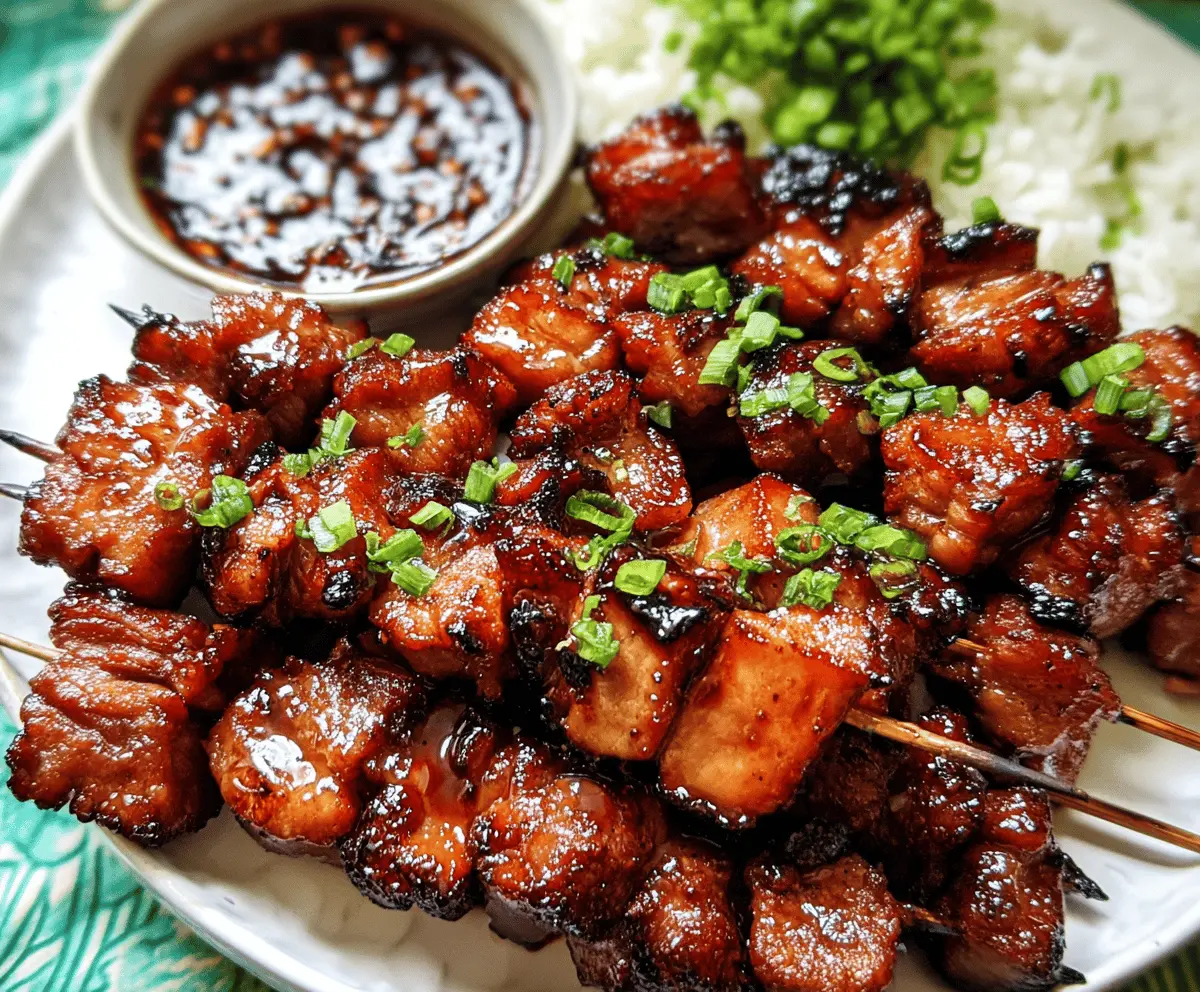 Easy Filipino BBQ Pork Recipe