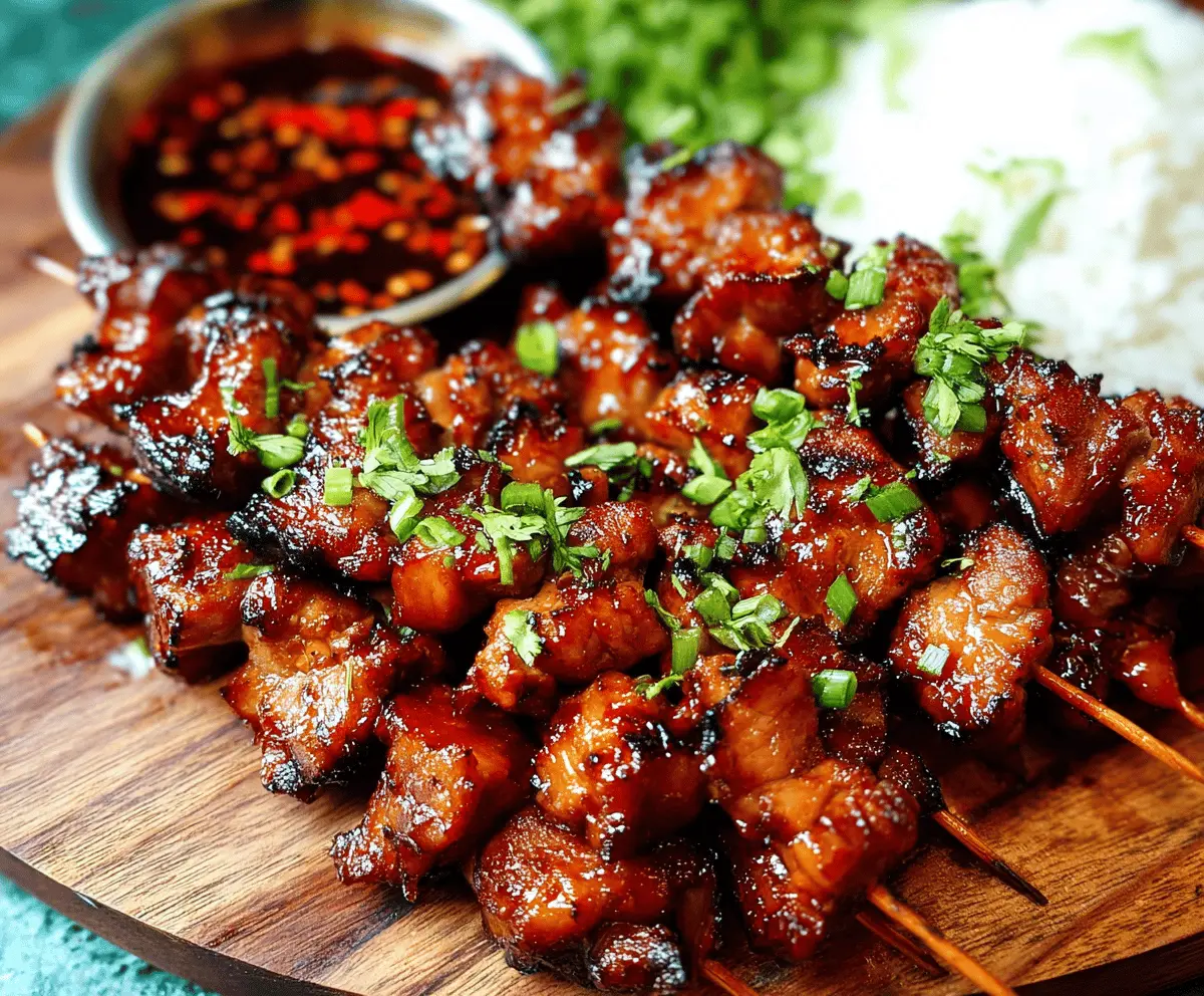 Easy Filipino BBQ Pork Recipe