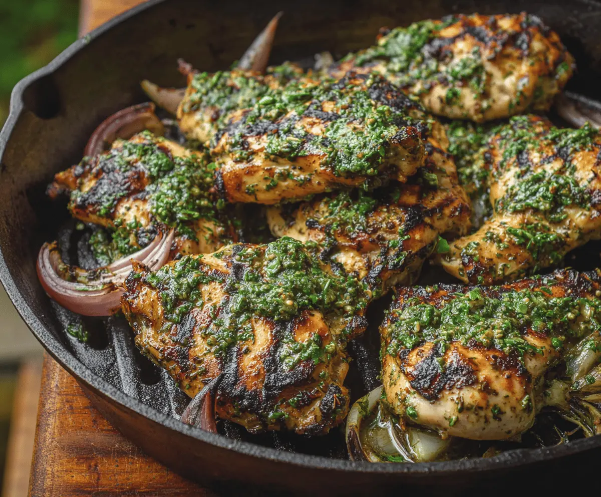 Easy Grilled Chimichurri Chicken Recipe