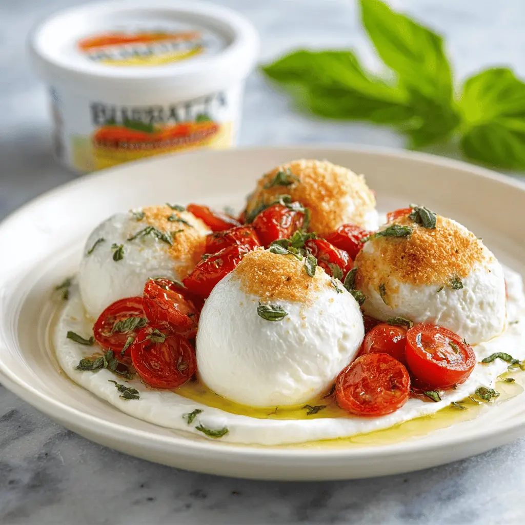 Easy Creamy Burrata Balls Recipe