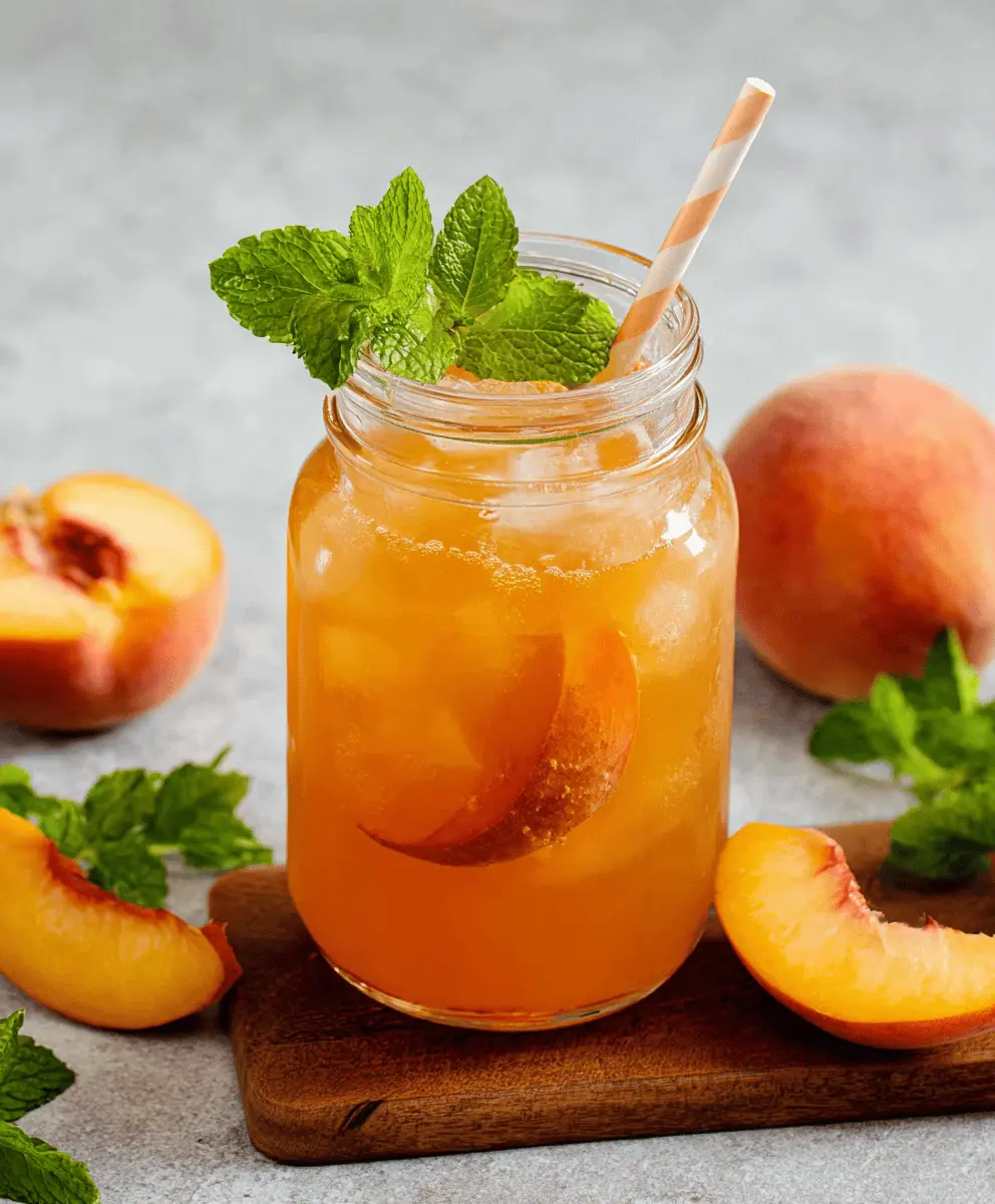 Easy Homemade Peach Tea Recipe for Summer