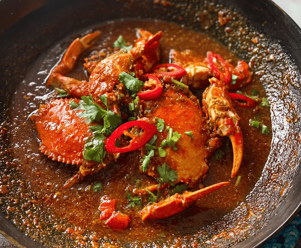 Easy Singaporean Chilli Crab Recipe for Beginners