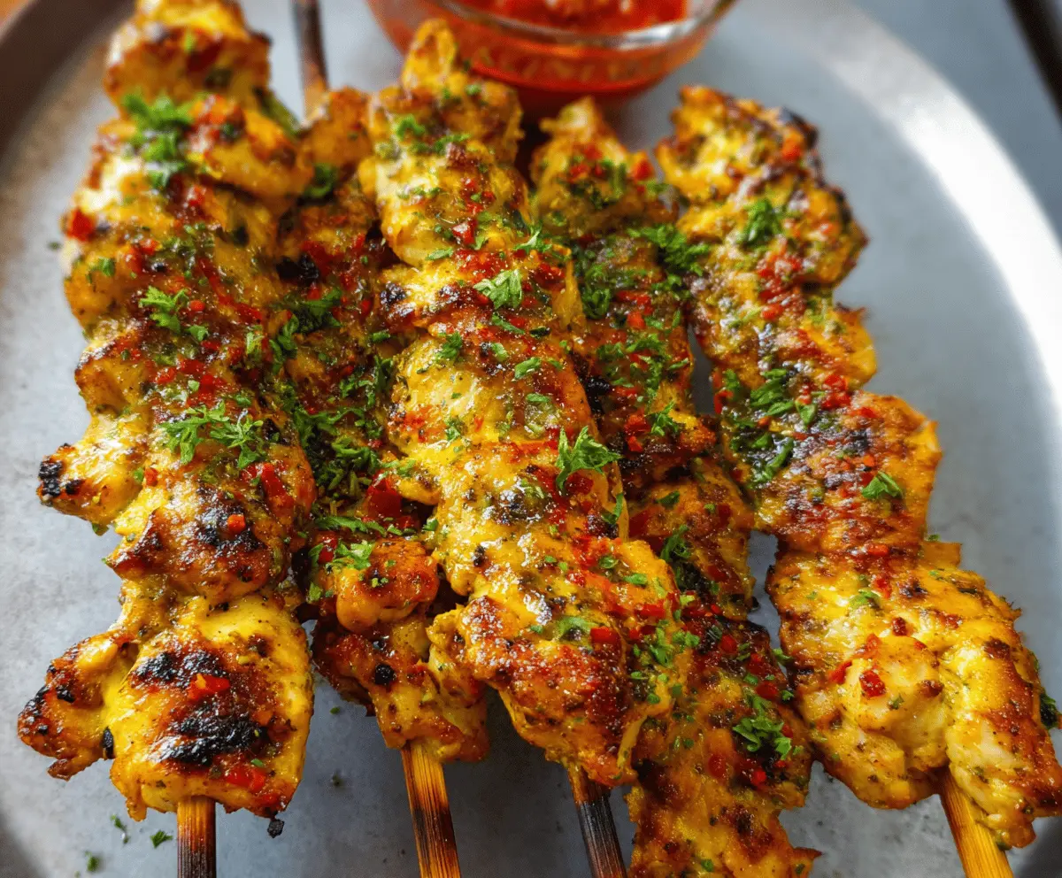 Easy Oven-Baked Chicken Skewers Recipe