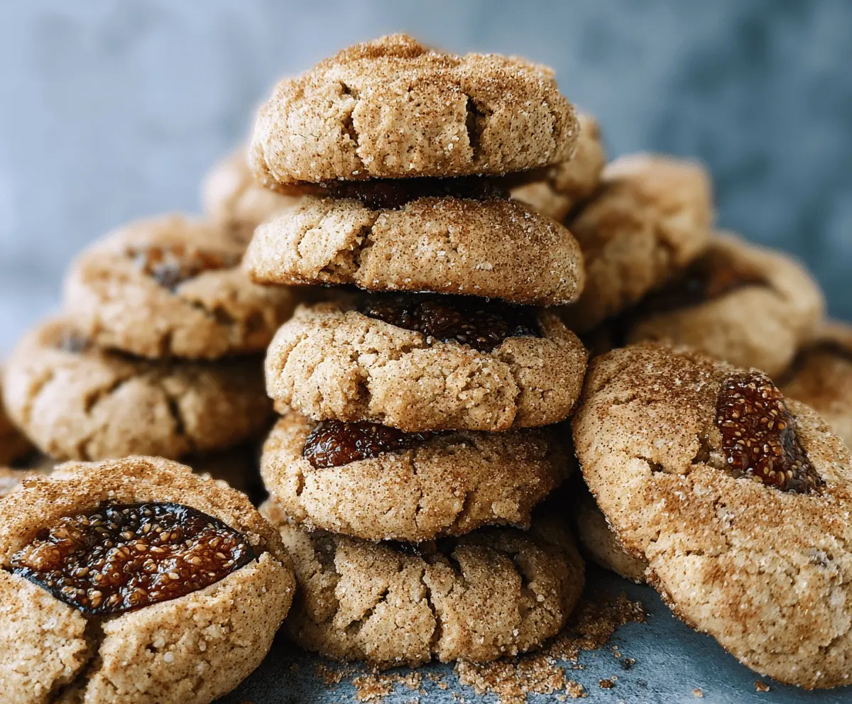 Easy Fig Cookies with Brown Sugar and Honey
