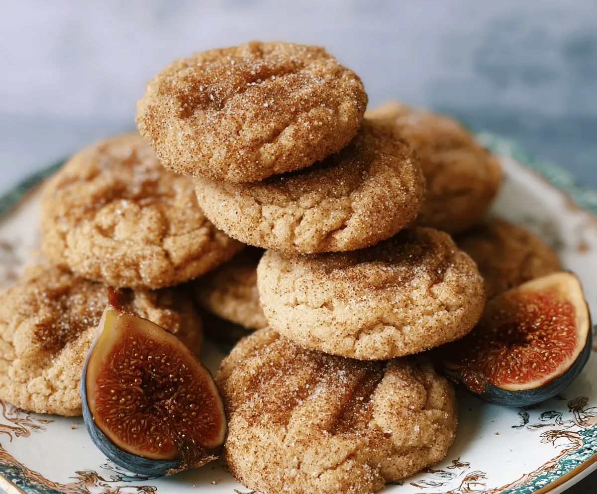 Easy Fig Cookies with Brown Sugar and Honey