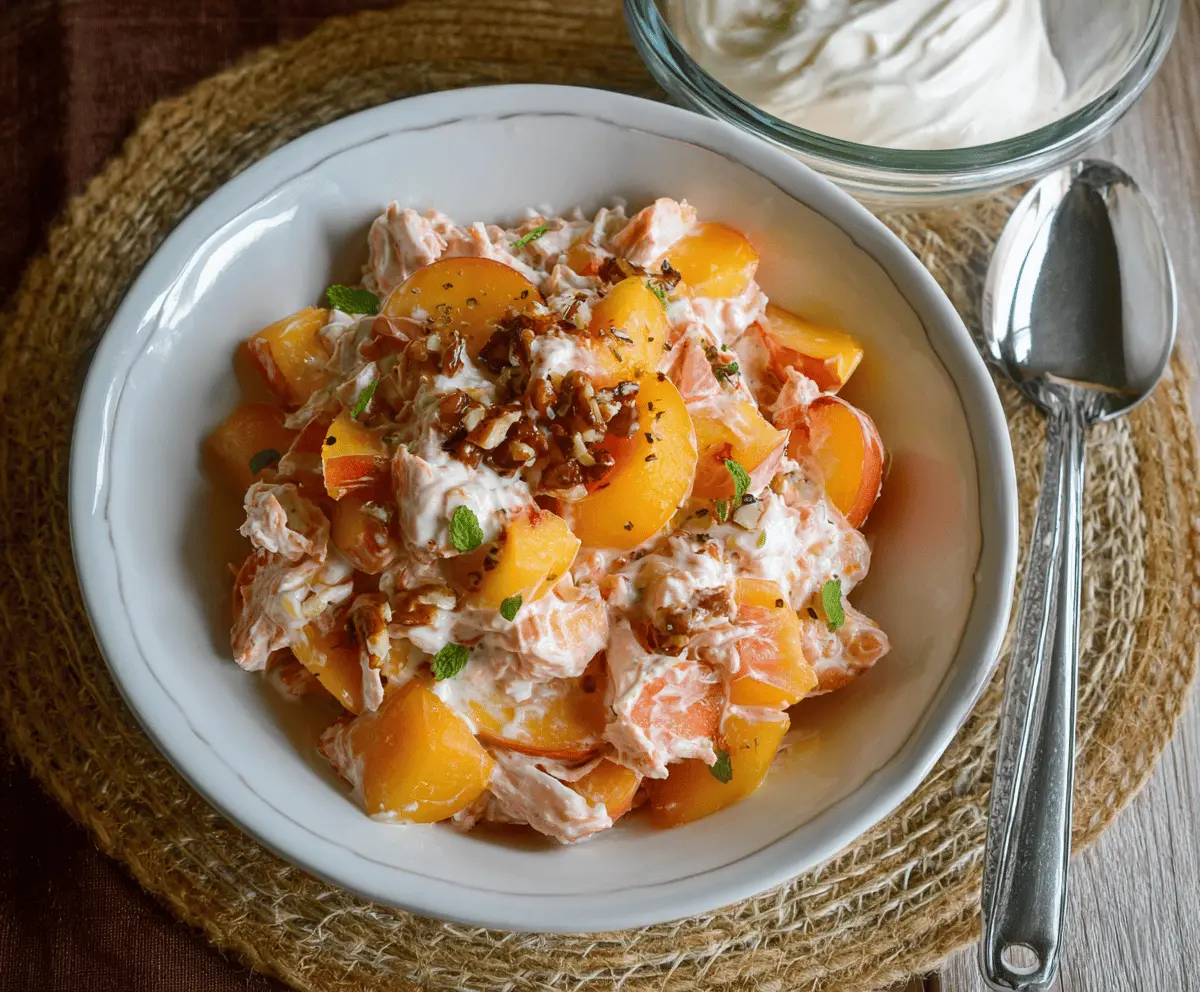 Fresh Millionaire Peach Salad Recipe for Summer