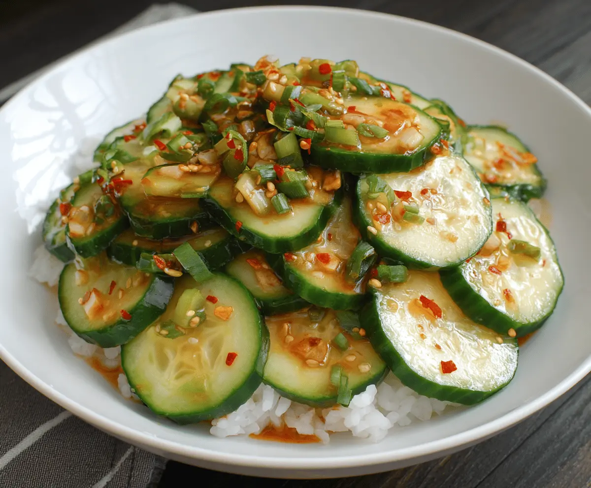 Easy California Roll Cucumber Salad Recipe