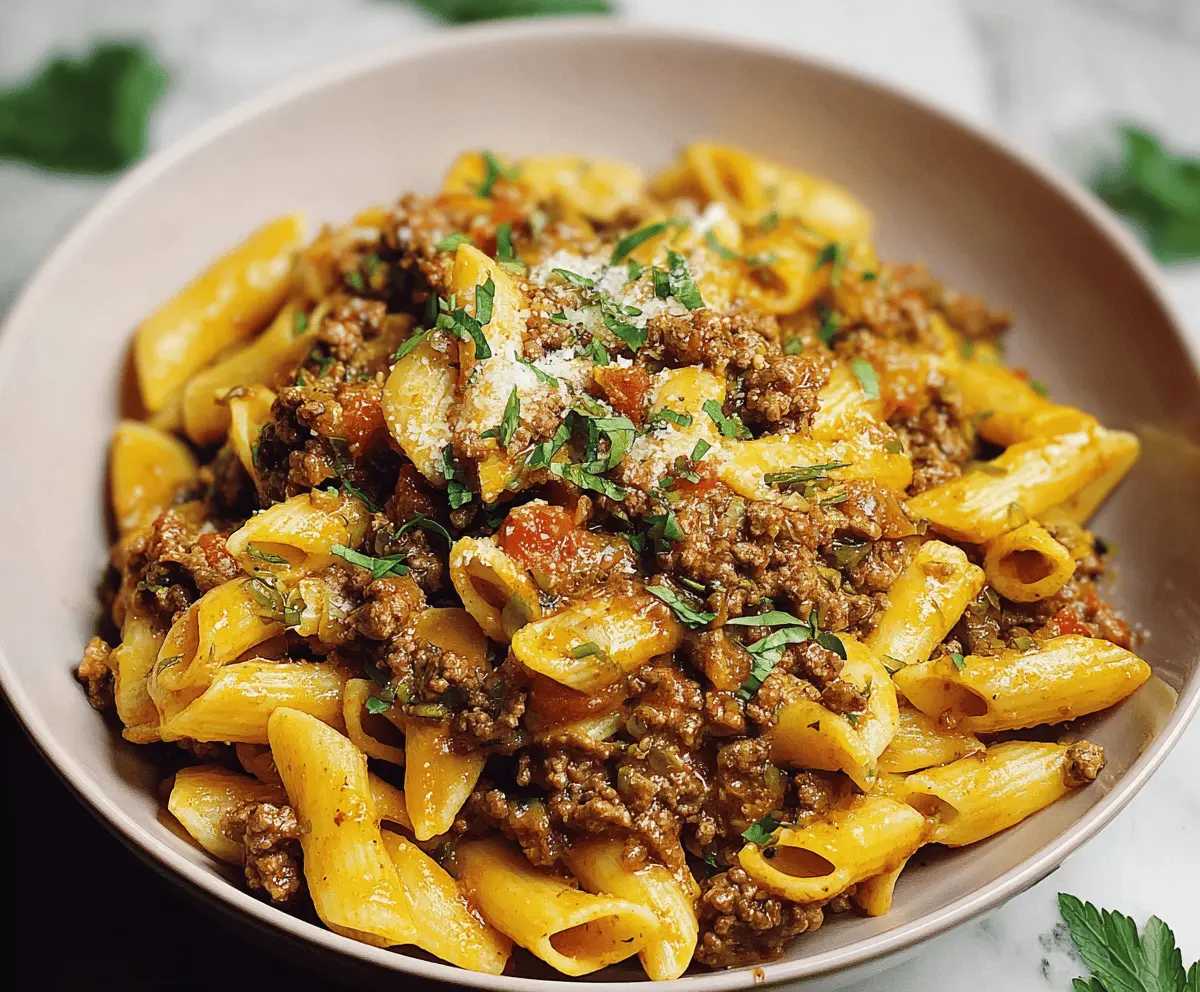 Easy Ground Beef Pasta Recipe for Busy Nights