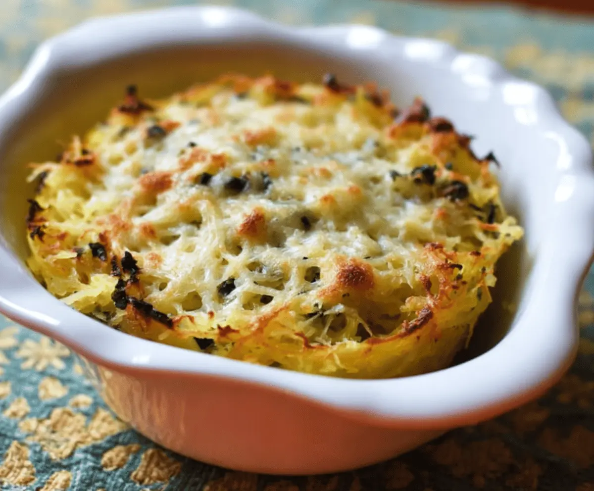 Healthy Spaghetti Squash Au Gratin Recipe