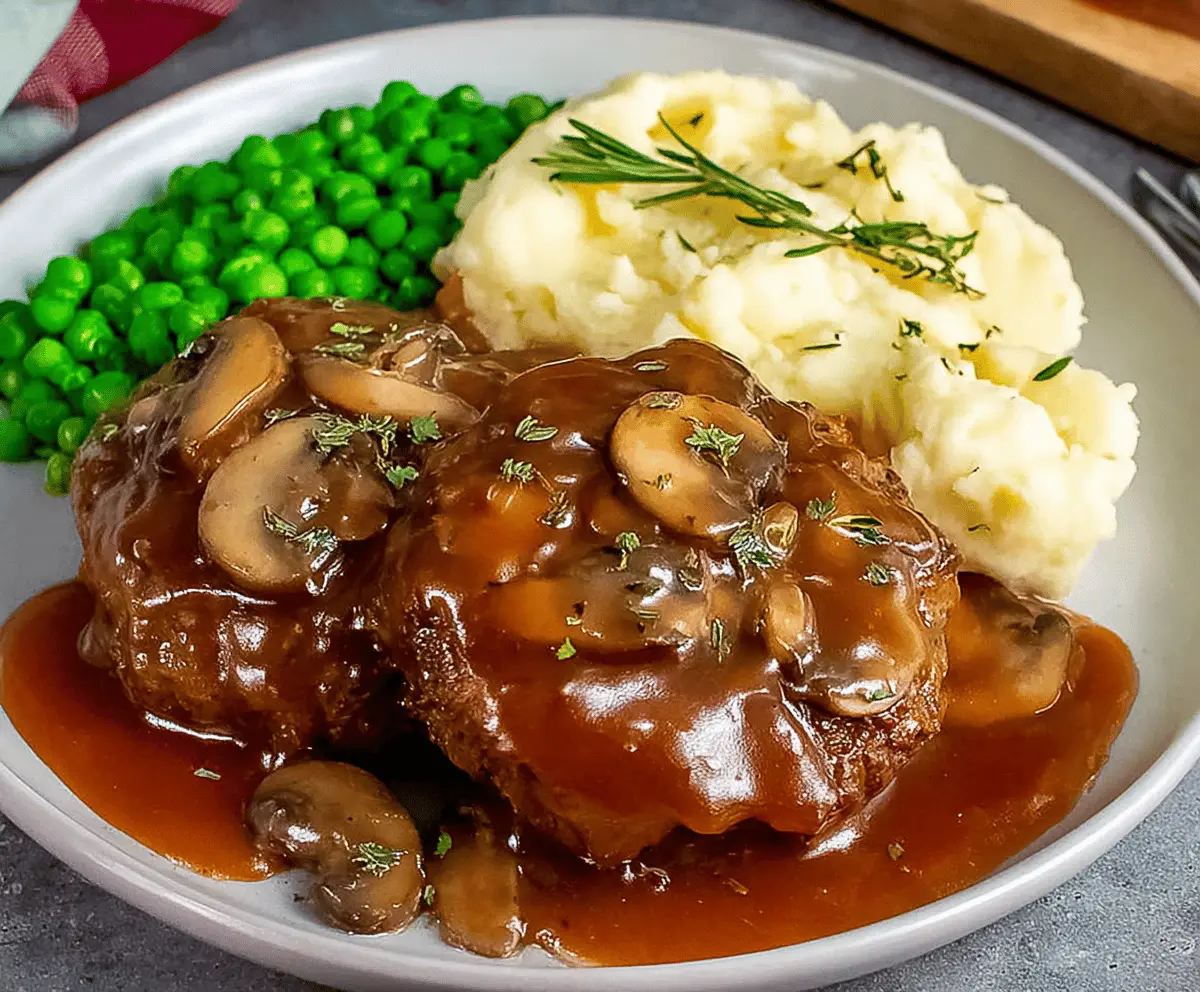 Classic Salisbury Steak with Easy Rich Gravy
