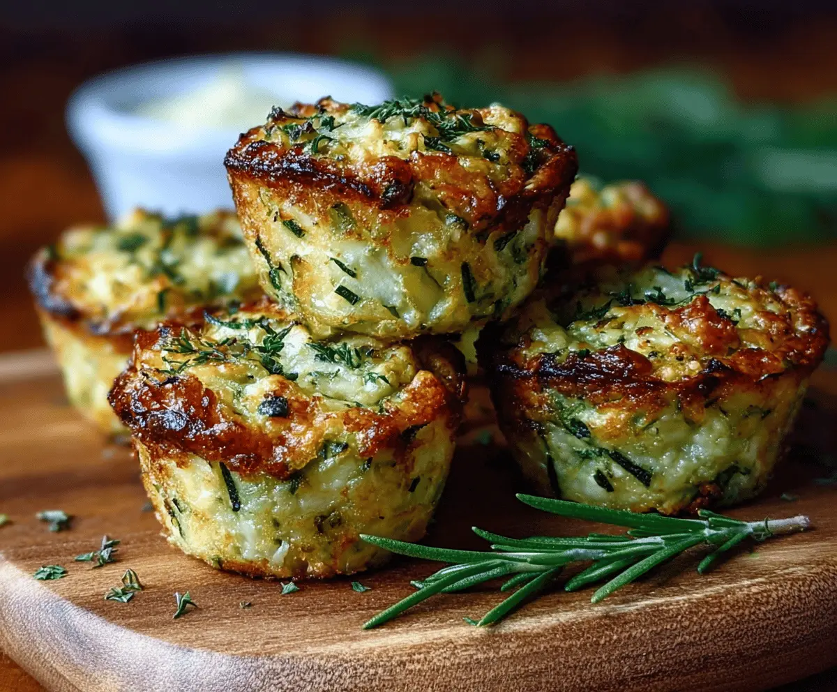 Crispy Parmesan Zucchini Potato Muffins Recipe