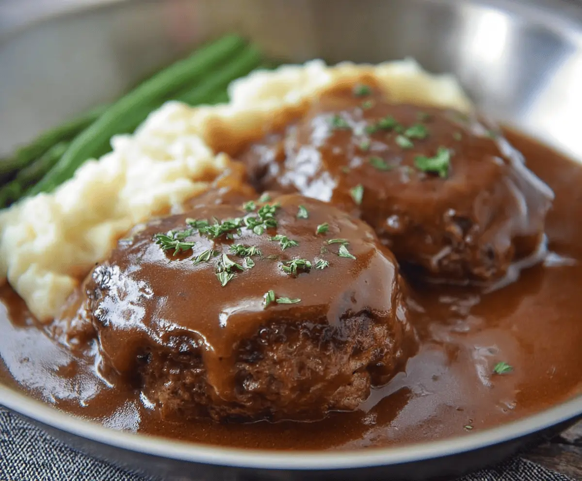 Easy Homemade Salisbury Steak Recipe for Dinner