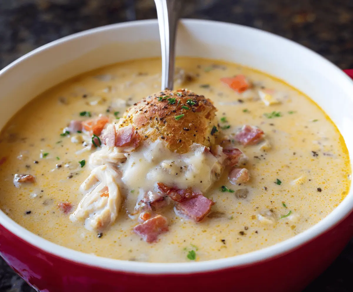 Chicken Cordon Bleu Soup