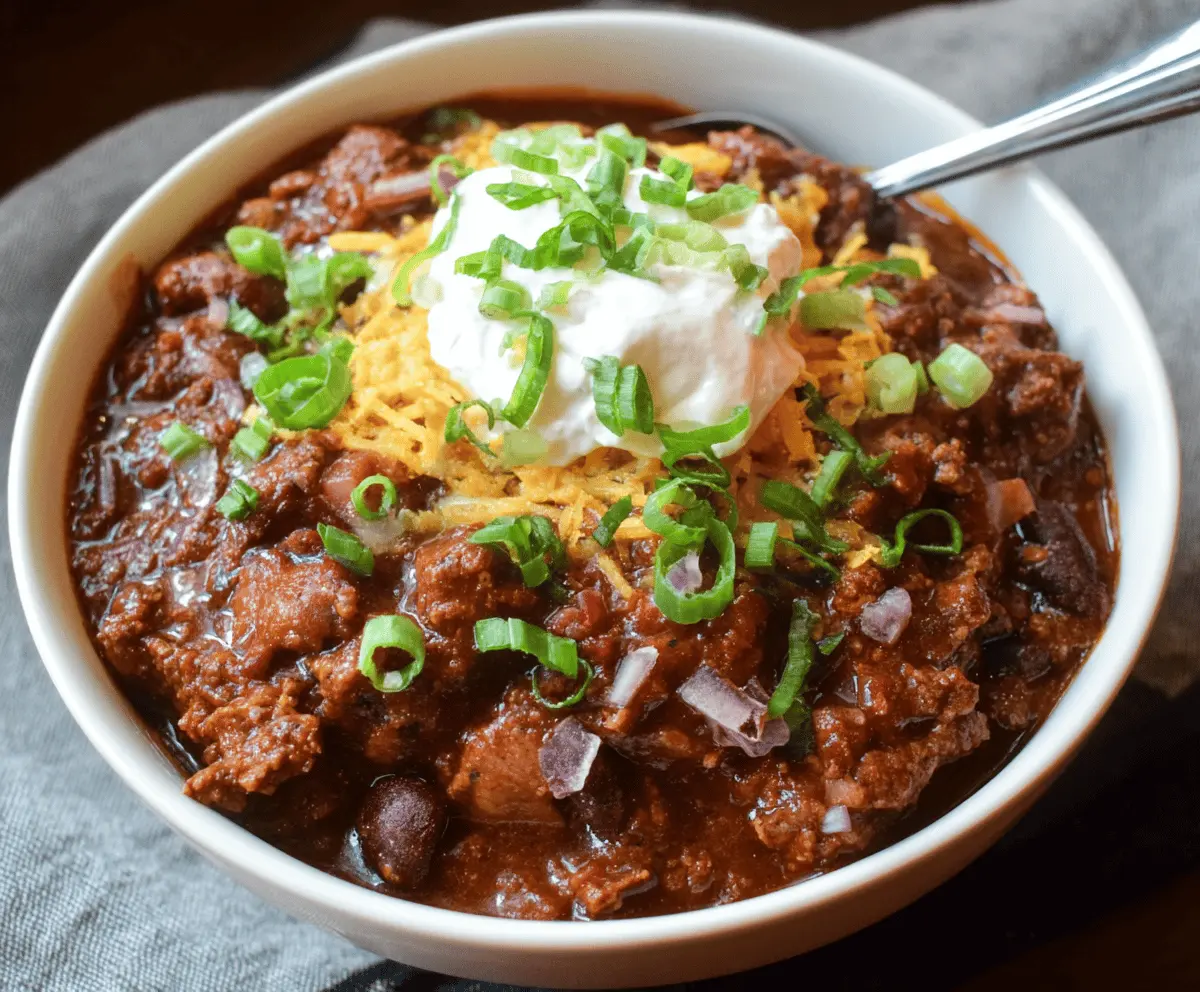 Delicious Texas Roadhouse Chili
