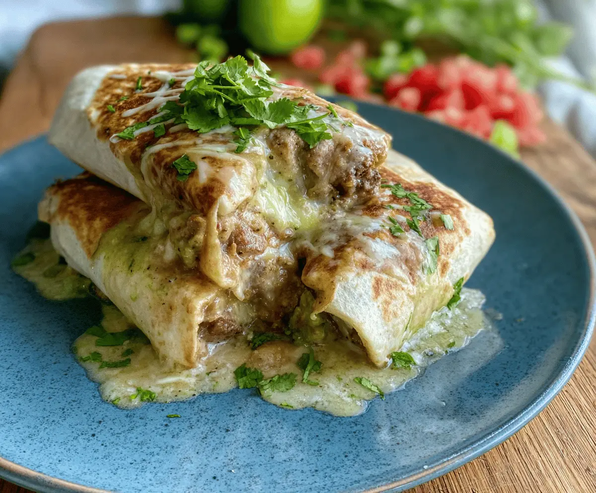 Green Chili Burritos 