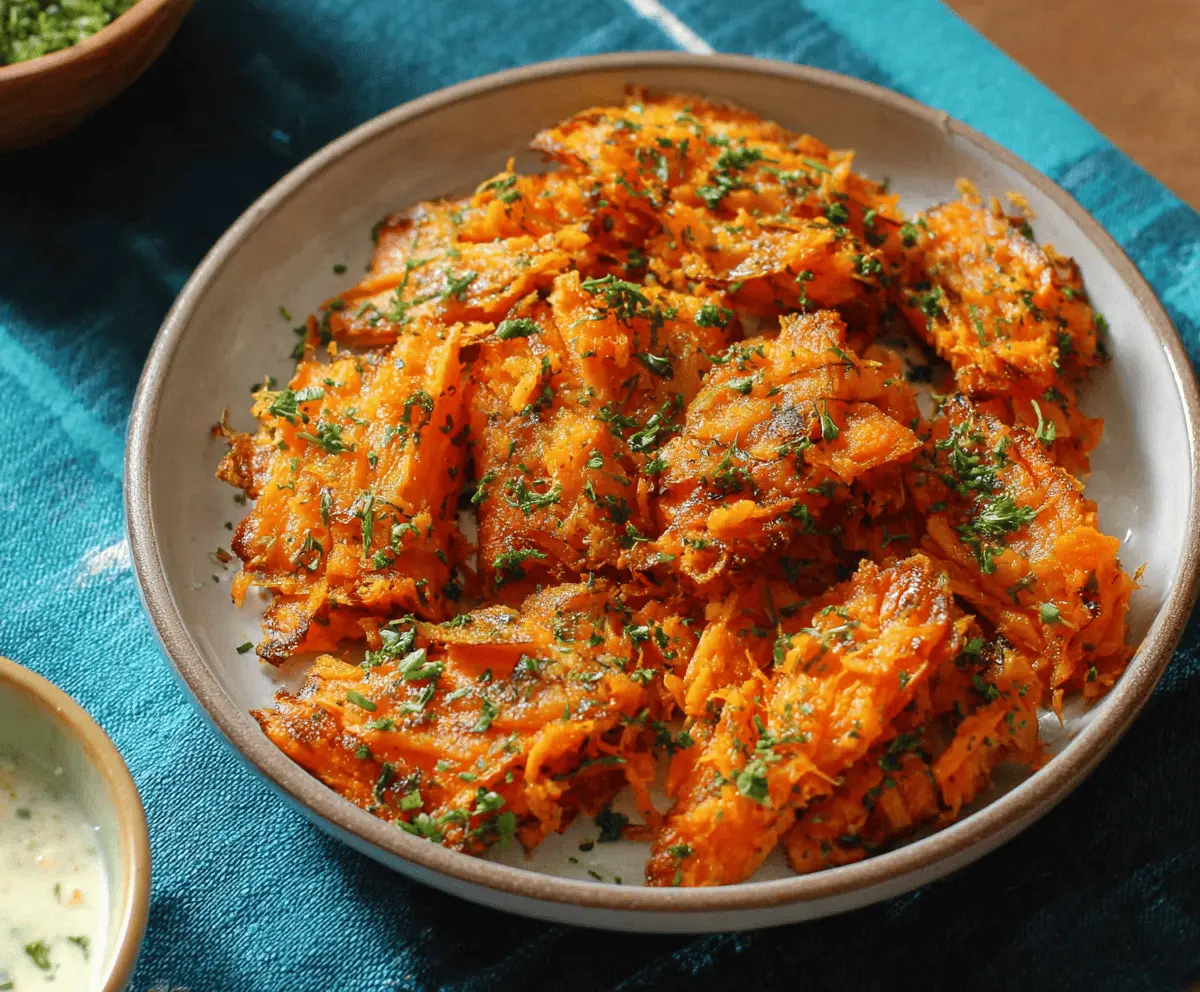 Healthy Smashed Carrots