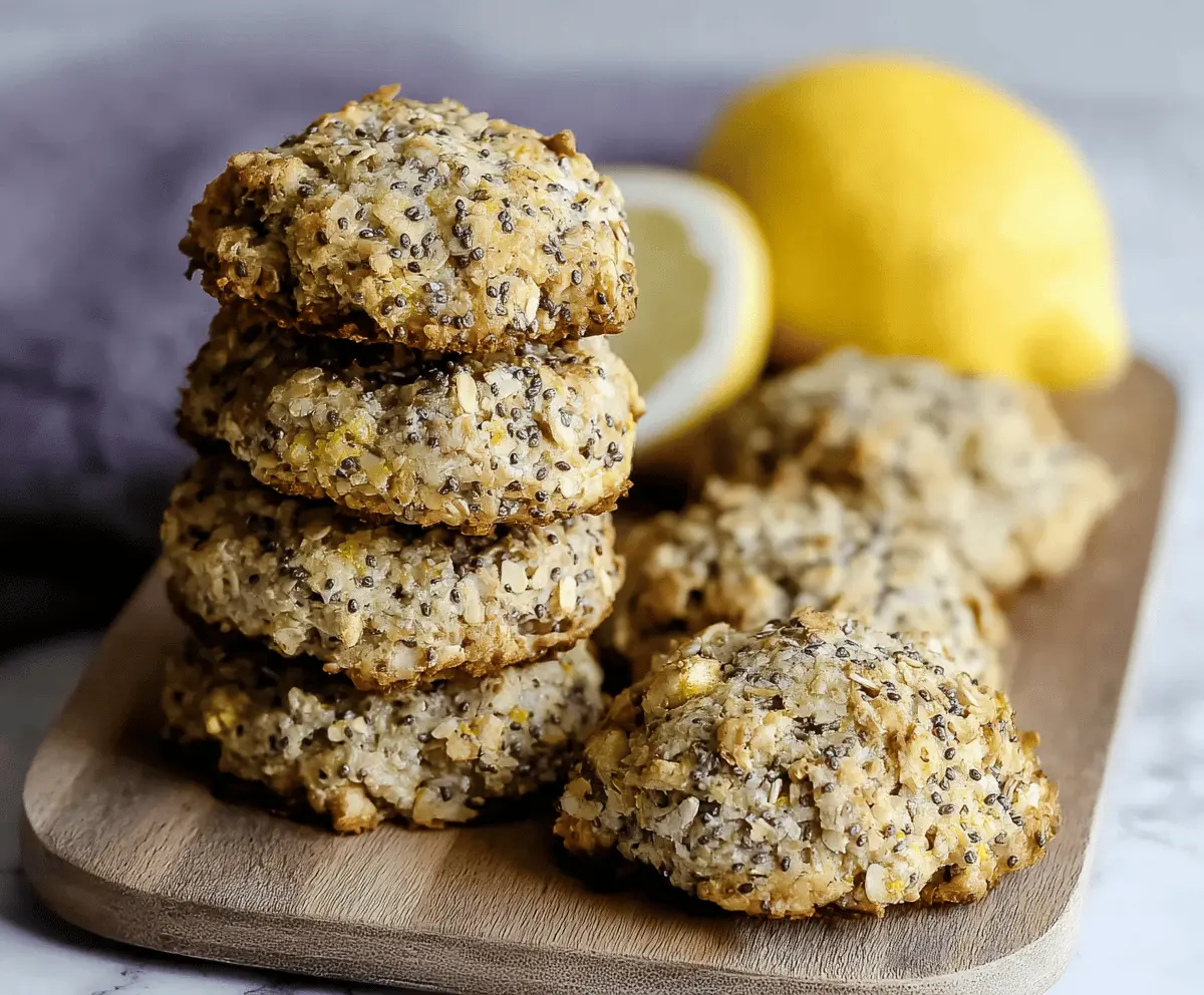 Lemon Chia Breakfast Cookies