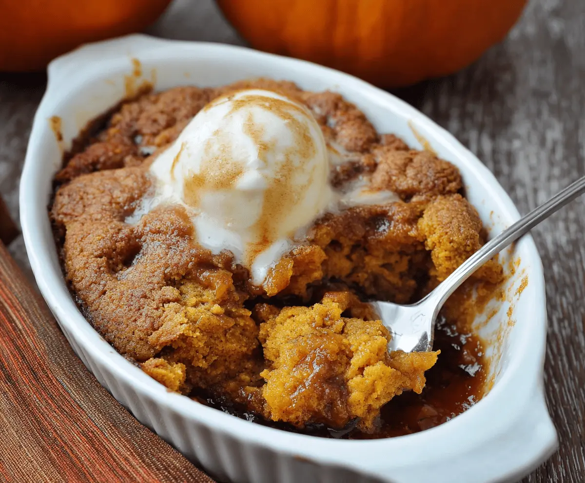Pumpkin Cobbler