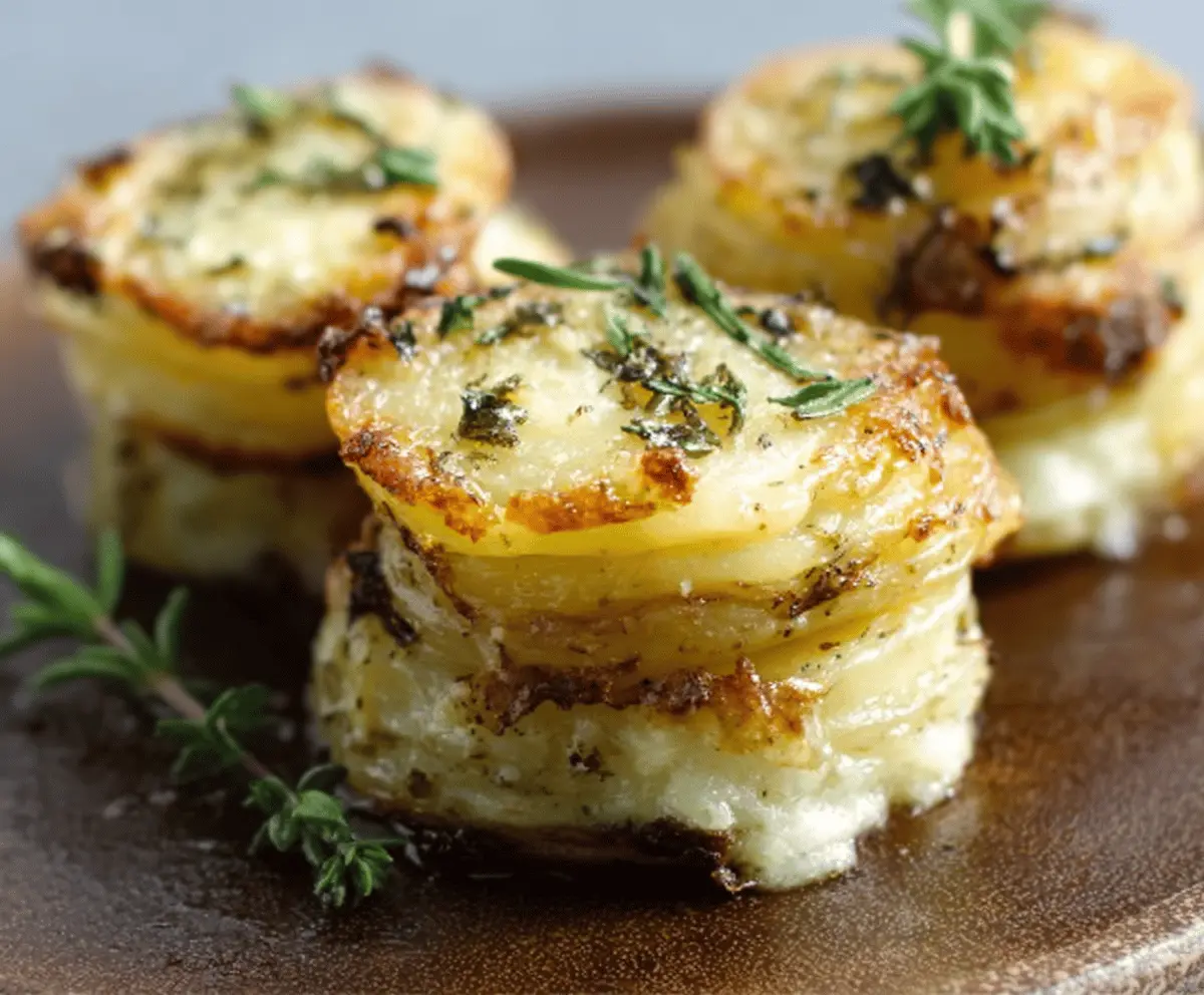 Au Gratin Potato Stacks