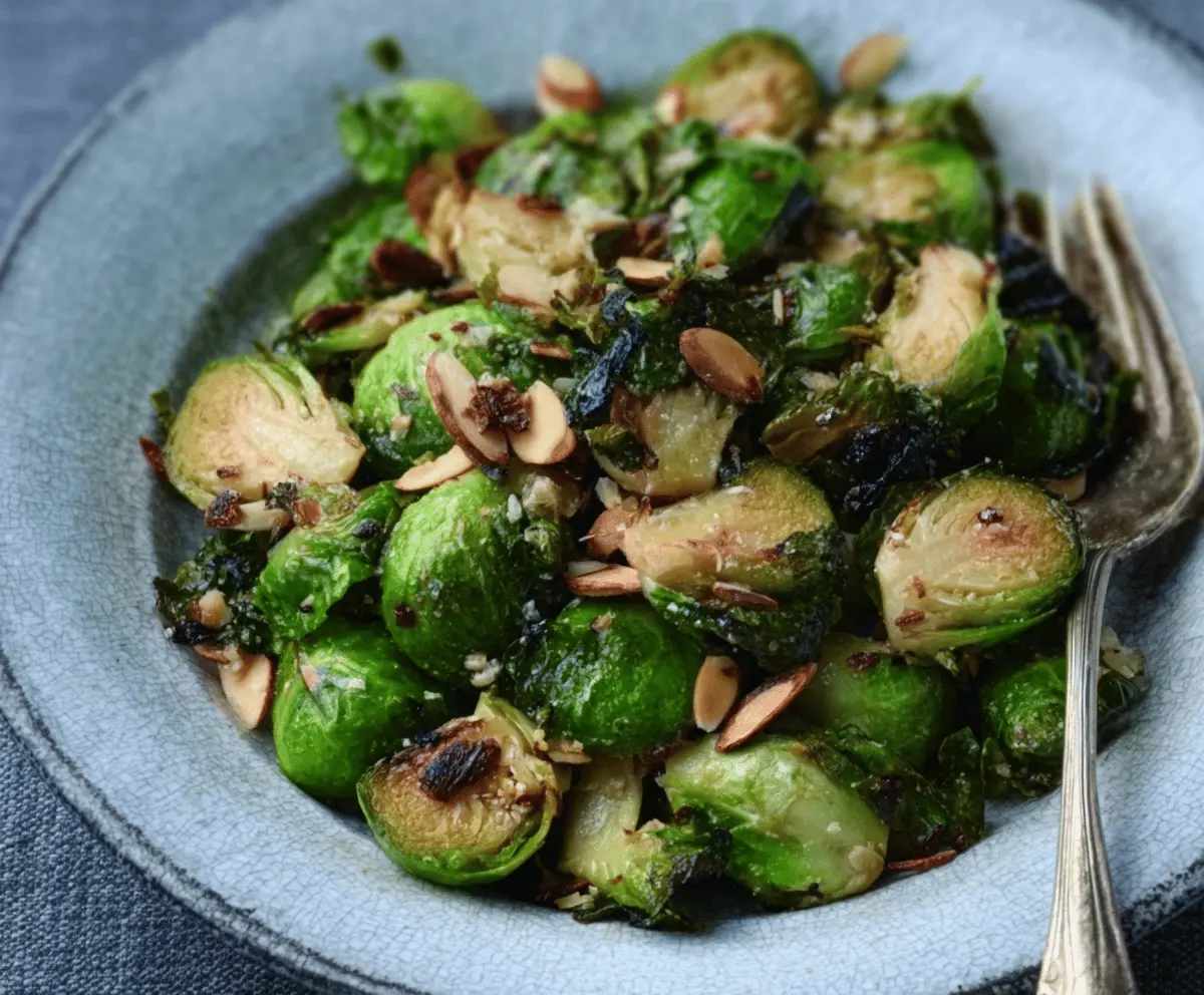 Brussels Sprouts with Brown Butter & Almonds