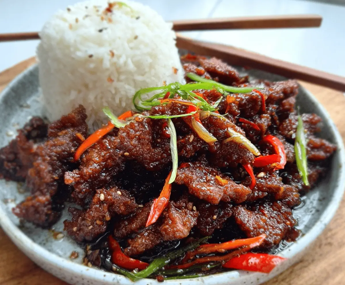 Crispy Chilli Beef