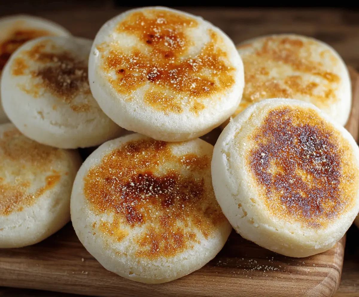 Easy Homemade English Muffins with Perfect Crannies