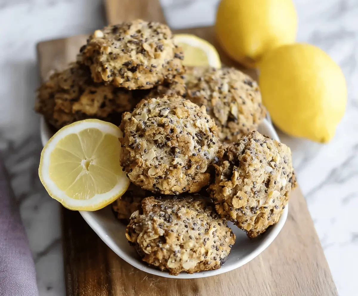 Lemon Chia Breakfast Cookies