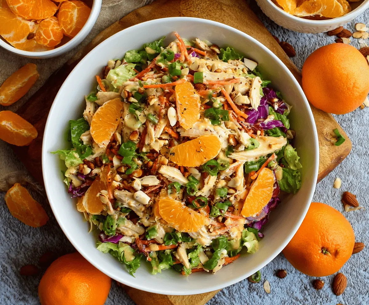 Mandarin Orange Chicken Salad