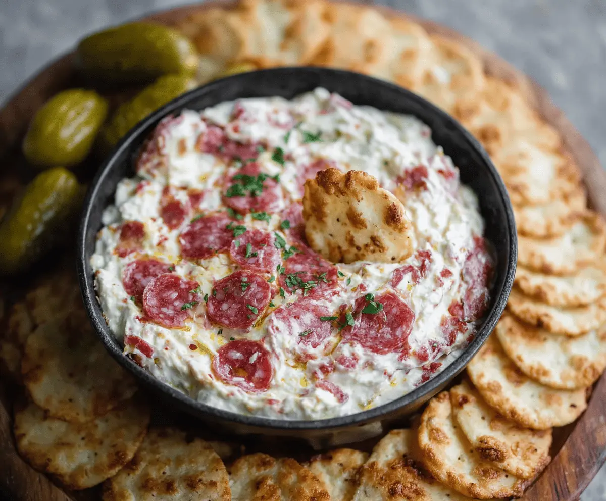 Stuffed Salami dip