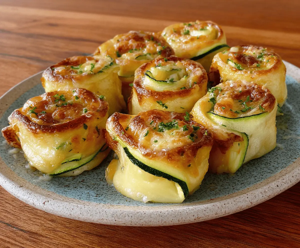 Zucchini and Cheese Roll-Ups
