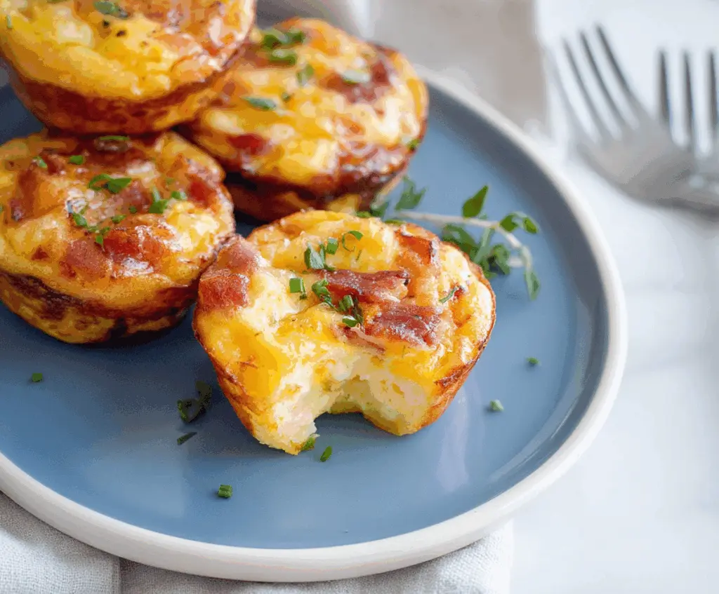 Delicious Copycat Starbucks Egg Bites on a plate, perfect for a healthy breakfast or snack